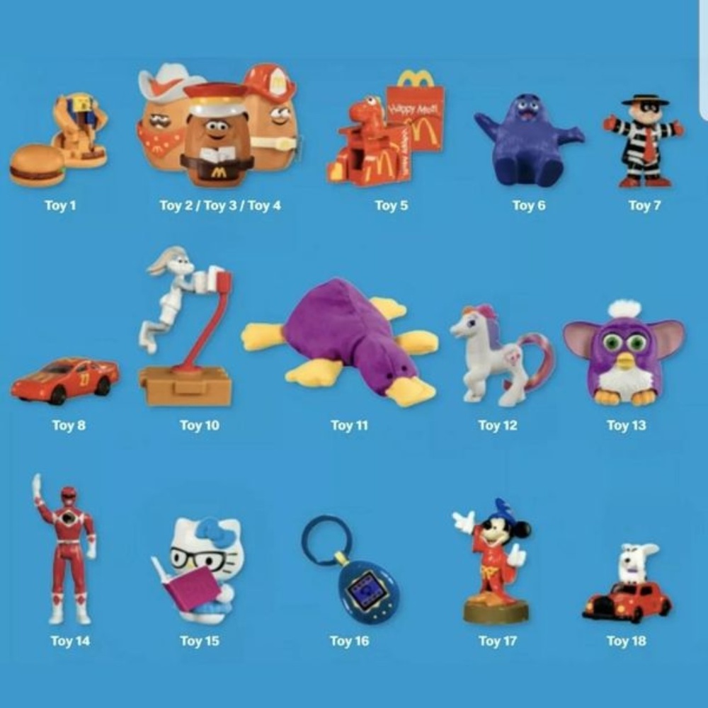 McDonald's Happy Meal 40th Anniversary 2019 Toys